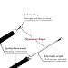COZYLIFE Choker Necklace for Girls Women with Seashell Pearl Pendant Black Velvet Gothic (White)
