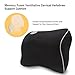 Anyshock Car Seat Headrest Pillow and Car Lumbar Support Pillow Travel Auto Head Neck Rest Cushion with Ergonomically Design for Adjust Sitting Position Relief Pain of Back/Spine/Coccyx (Black)