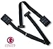 Women's Low Back Bra Converter 3 Hook Black Strap Extender for Backless Dresses
