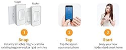 Switchmate Snap-On Instant Smart Light Switch That