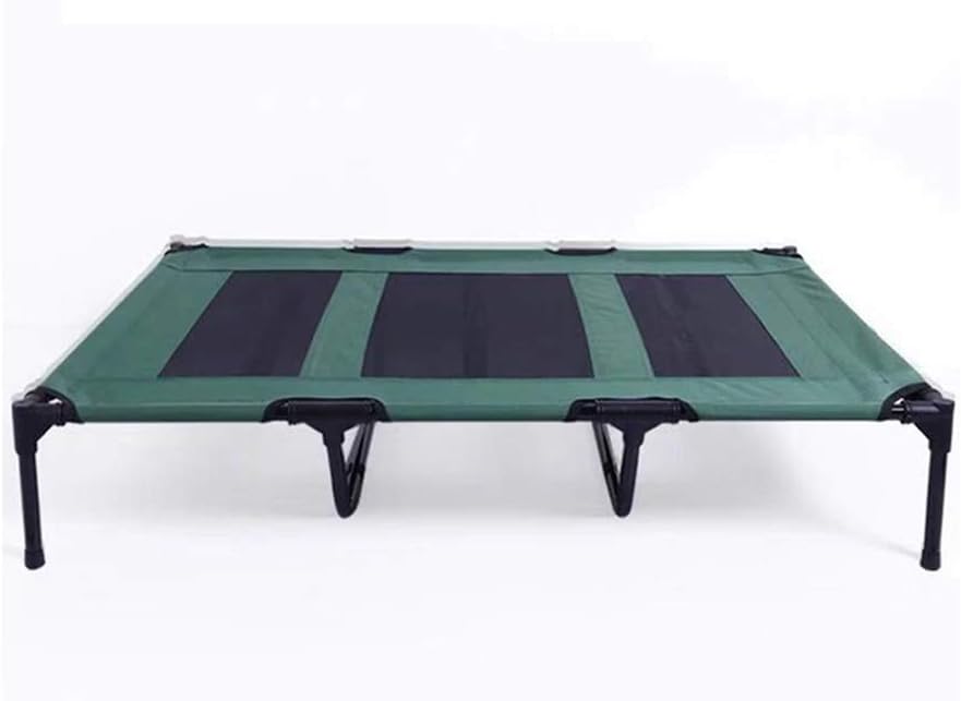 WYBFBYQ Elevated Pet Bed,Indestructible Elevated Raised Metal Frame Dog Bed,Foldable Raised Play and Rest Bed,Washable, Durable and Waterproof Dog Cot,XL