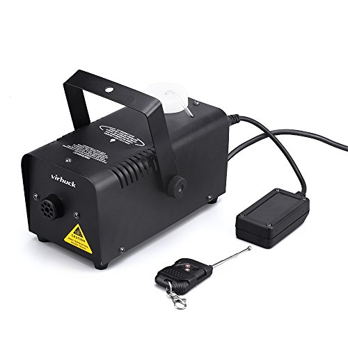 Virhuck 400-Watt Portable Fog Machine with Wireless Remote Control (without stage lighting)