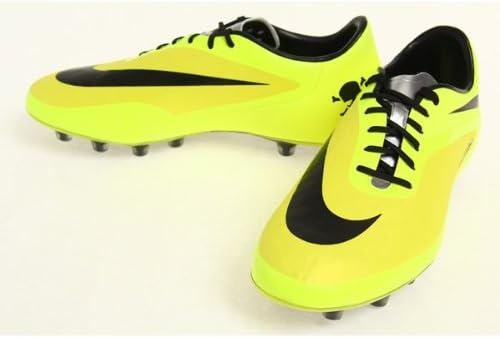 Amazon Co Jp Nike ナイキ サッカーシューズ スパイク ハイパーヴェノム ファタル Hg E メンズ イエロー ブラック シルバー ボルトアイス 7 26 スポーツ アウトドア