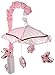 GEENNY Musical Mobile, Boutique Pink/Brown Butterfly