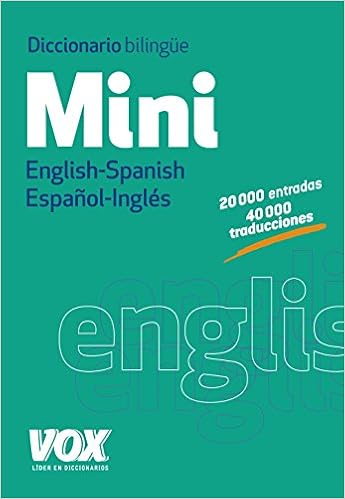 diccionario mini english spanish espanol ingles vox lengua inglesa diccionarios generales amazon es vv aa libros diccionario mini english spanish