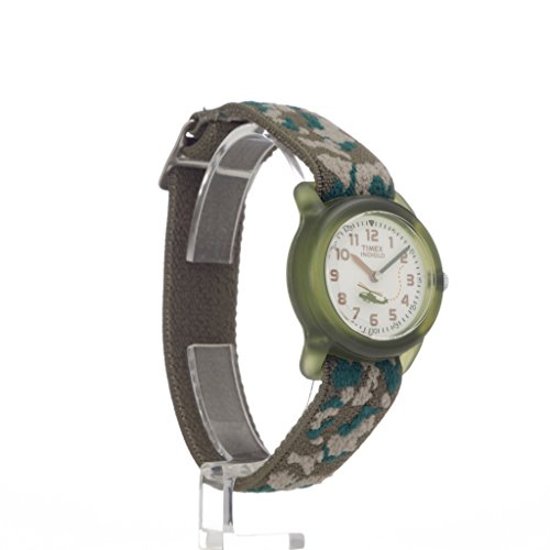 Timex Kids' T78141 Analog Camo Elastic Fabric Strap Watch