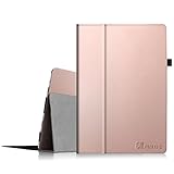 Fintie Microsoft Surface 3 Case - Premium PU Leather Folio Stand Cover with Stylus Holder for Microsoft Surface 3 10.8-Inch Windows Tablet (Not Fit Surface Pro 3 12-Inch), Rose Gold