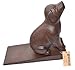LuLu Decor, Cast Iron Dog Door Stopper, Doorstops Weight 5 Lbs, 8.5