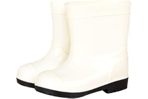 Kids Solid Rain Boots Waterproof Rubber Rainboots for Boys Girls Toddler Lightweight Non Slip Mud Proof Rain Shoes
