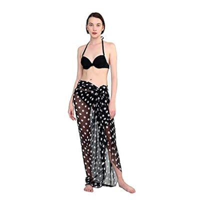 ZORJAR Sarong Wrap Beach Cover Up Chiffon Large Oversize Scarf ZORJAR Sarong Wrap Beach Cover Up Chiffon Large Oversize Scarf