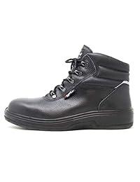 COFRA Leather Work Boots - Treadless Footwear with Composite Safety Toe & Heat Defender Nitrile Rubber Outsole