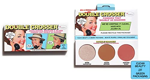 Double Crosser Face Palette by the Balm for Women - 0.29 oz Makeup
