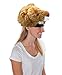 Furry Lion Animal Hat, Realistic Plush Costume Headwear, 1 Size