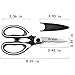 Multi-Kitchen Shears, Super Sharp Stainless Steel Kitchen Scissors, Rust Free with Large Soft Grip Handles -for Meat, Poultry, Fish, BBQ, Vegetables, Herbs, Nuts,Fruit,Plant
