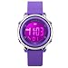 Better line Digital Kids Watch Band with Hourly Chime, Stopwatch, Daily Alarm & Calendar, Water Resistant 30M (Purple)
