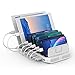 Unitek USB Charger Charging Dock, Adjustable Dividers Charging Station Compatible Multiple Devices with Smart IC Tech, Charging Docking Stand Support 8 iPads Simultaneously