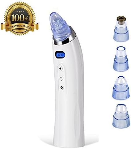 [2018 Upgarded Version] Blackhead Removal Tool Facial Pore Suction Vacuum in Nose Cleanser Acne Extraction To Promote Skin Health/Renewal for Men And Women Exfoliating Extractor with USB Rechargeable