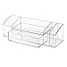 iDesign Med+ Plastic Bathroom Medicine Cabinet Organizers for Toothbrushes, Contact Lenses, Medical, Cosmetics, Makeup Brushes, Craft Supplies, Set of 3 Unique Pieces, Combo Pack 3 Count