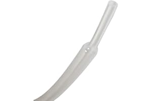 Kable Kontrol Heat Shrink Tubing - 5/8” Inch - 10' Ft Long, Clear Polyolefin - 2:1 Industrial Shrink Tube & Cable Sleeve for Electrical Wire Insulation - Rated for 600 V