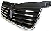 Evan-Fischer Grille Assembly Compatible with 2001-2005 Volkswagen Passat Black Shell and Insert with Chrome Molding 2.8/4.0L Eng.