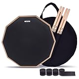 METOTO Snare Drum Practice Pad for Drumming,12-Inch