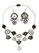 elope Multi Gear Steampunk Necklace And Earring Set