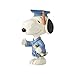 Enesco Peanuts by Jim Shore Snoopy Graduation Mini Figurine, 3.375 Inches, Multicolor