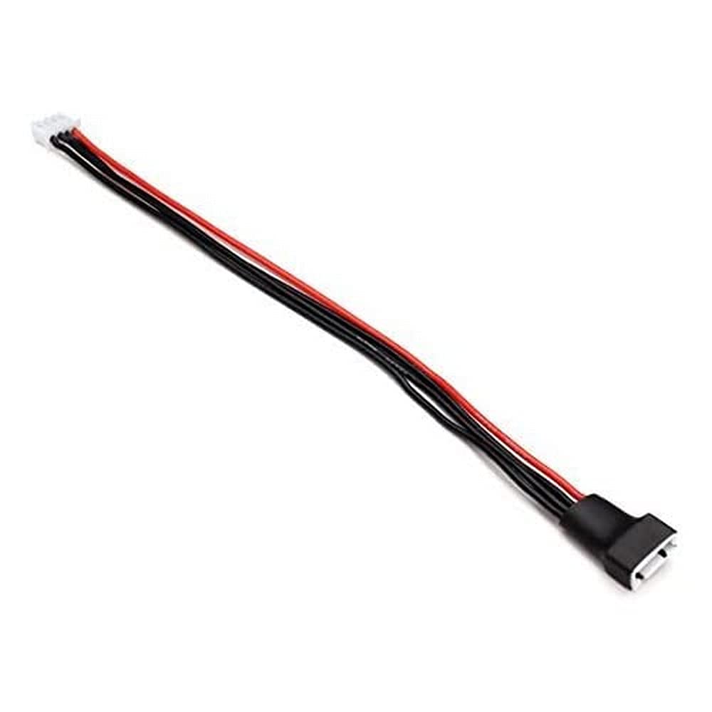 YUNIQUE GREEN-CLEAN-POWER - Extension Cable 17cm for Li-Po Batteries | 22AWG Silicone | Universal Compatibility with Chargers | Suitable for Drones, Red Black White, Plastic