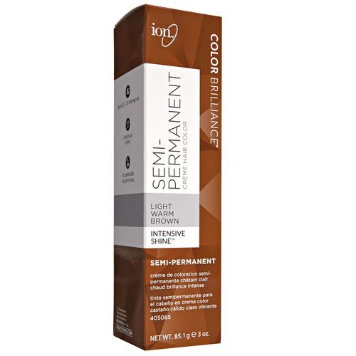 Ion Semi-Permanent Hair Color-3oz (Light Warm Brown)