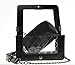 Vintage Clear Quilted Pu Leather Chain Strap Tote Shoulder Handbag for Women
