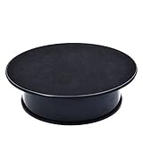 Bluecell Black Color Velvet Top Motorized Rotating Display Stand for Jewelry Model Hobby Collectible Product and other Small Stuff