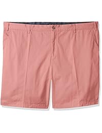 Nautica - Pantalón corto de chino elástico para hombre, corte clásico