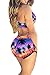 Happy Sailed Women Quiet Sports Bikini Swimsuit, XX-Large Purple(2pieces)
