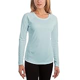 Vapor Apparel Women's UPF 50+ Long Sleeve UV (Sun) Protection Performance T-Shirt Medium Arctic Blue