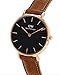 Daniel Wellington Petite Durham Rose Gold Watch, 32mm, Leather, for Men and Women