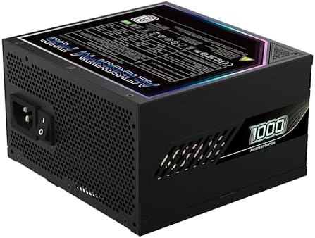 GIGABYTE GP-AE1000PM PG5 - PCIe5.1 Ready - ATX3.1-1000W 80 Plus Platinum Certified - Fuente de alimentación Totalmente Modular