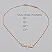 HUAN XUN Personalized Customized Name Initial Necklace Monogrammed Words Gold Silver Rose Gold Girl's Jewelry