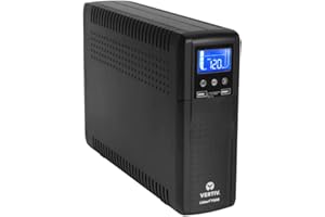 Liebert PSA5 UPS - 1000VA/600W 120V, Line Interactive, AVR, mini tower, 10 outlets, USB Charging, 3 year warranty, Uninterruptible Power Supply, Battery Backup with Surge Protection (PSA5-1000MT120)