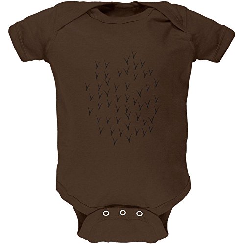 Halloween Brown Sparrow bird Costume Soft Baby One Piece