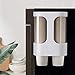iHEBE Cup Dispenser for Water Dispenser, Paper Cup Holder for Water Cooler, Self Adhesive No Drilling Holes, Anti-Dust Cover, Fits 3-7.5oz Disposable Cups