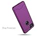 Teelevo Wallet Case for Google Pixel 2 XL, Dual Layer Case with Card Slot Holder and Kickstand for Google Pixel 2 XL - Purple