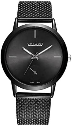 Jaylove Clearance 2018 Hot Sale Fashion High Hardness Glass Mirror Men And Women Wristatchs General Mesh Belt PU Leather Quartz Watch