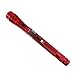 BOGZON Multipurpose Illuminated & Magnetic Pickup/Electric Torch - Metal Flexible Conduit LED Flashlight, Powered By 4 LR44 Button Cells, Red