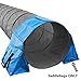 Rise8 Non-constricting Saddlebags for stabilizing Dog Agility Tunnel (Blue)
