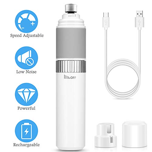 Pet Dog Nail Grinder - New Version Stepless Speed Adjustment and Lower Noise,Powerful Dog Nail Clipper Trimmer for Small Medium Large Dogs Cats,Painless Paws Grooming, Trimming, Shaping, Smoothing