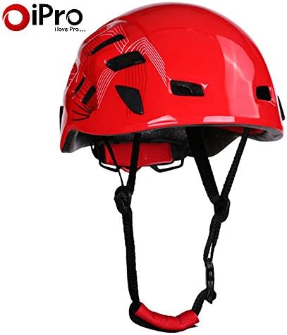 Helmet with Sweat Saver Liner for Adults (Red)