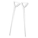 Hemobllo 2pcs L-Shaped Glass Cell Spreader Coating