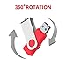 10 X MOSDART 2GB USB2.0 Flash Drives in Bulk Small Capacity Swivel Thumb Drives Jump Drive Memory Stick Zip Drive with Led Indicator,Red- 10pack(Unbranded) …
