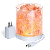 Levoit Upgraded USB Himalayan Salt Lamp, Natural Hymalain Pink Salt Rock(2 Pounds,4.5