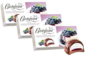 BONJOUR DESSERT *Konti* Blueberry and Mascarpone FLAVOR 232G/8.19OZ - 3PACK